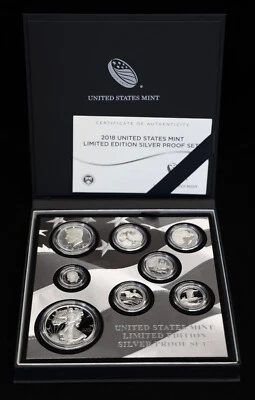 2018 U.S. Mint Limited Edition Silver Proof Set American Eagle Collection in OPG - Image 1 of 4
