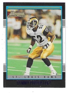 2001 BOWMAN TOMMY POLLEY ROOKIE RC #216 ST. LOUIS RAMS SEMINOLES - Picture 1 of 2