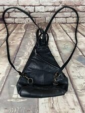 Vintage Glamour Leather Backpack Convertible Crossbody Bag