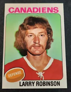 1975-76 Topps Hockey #241 Larry Robinson Montreal Canadiens Vintage HOF - Bild 1 von 4
