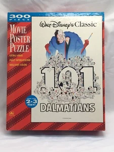 Walt Disney's 101 Dalmatians 300 Piece Movie Poster Puzzle 2x3 foot NEW SEALED - Picture 1 of 6