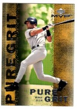 2000 Upper Deck MVP Pure Grit #G1 Derek Jeter - The Captain! ~ Nice Foil!