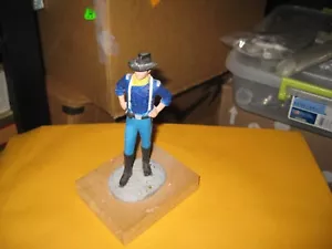 Vintage metal 5" John Wayne US Cavalry Figure on stand - Picture 1 of 3