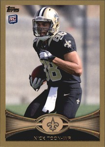 2012 Topps Gold /2012 #63 Nick Toon SAINTS H15280 - NM-MT