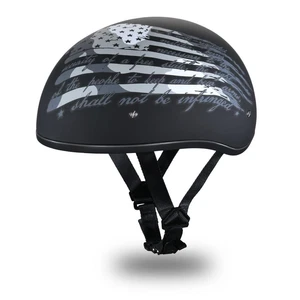 Daytona Helmets M/C Daytona Skull CAP Open Face DOT Approved Motorcycle Helmet - Picture 1 of 45