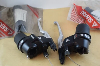 SunTour S-1 Twist Shifter brake Lever Set  3x7 speed index vintage Japan NOS - Image 1 of 4