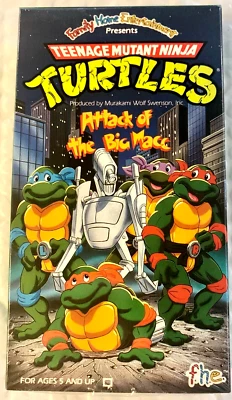 Teenage Mutant Ninja Turtles Attack of the Big Macc VHS New Factory Sealed TMNT - Image 1 of 4