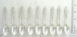 9 Sterling Governor Dummer Demitasse Löffel von Watson - Bild 1 von 3