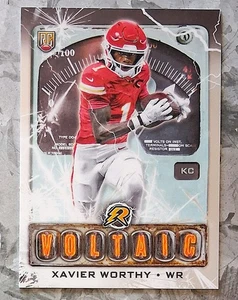 Xavier Worthy #V-8 (RC) Voltaic 2024 Topps Resurgence - Picture 1 of 2
