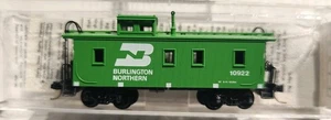 Micro Trains Spur N 34' Holz ummantelter Begleitwagen mit gerader Kuppel Brandneu #10922 - Bild 1 von 5