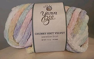 Hilo de terciopelo tejido grueso Yarn Bee - #66 Paradise Frost - Lote # 3070533 -2 - Imagen 1 de 5