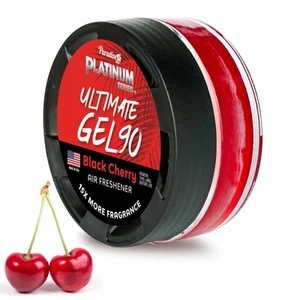 1 Paradise Ultimate Gel Air Freshener 90 Days Aroma Fragrance Scent Black Cherry - Picture 1 of 1