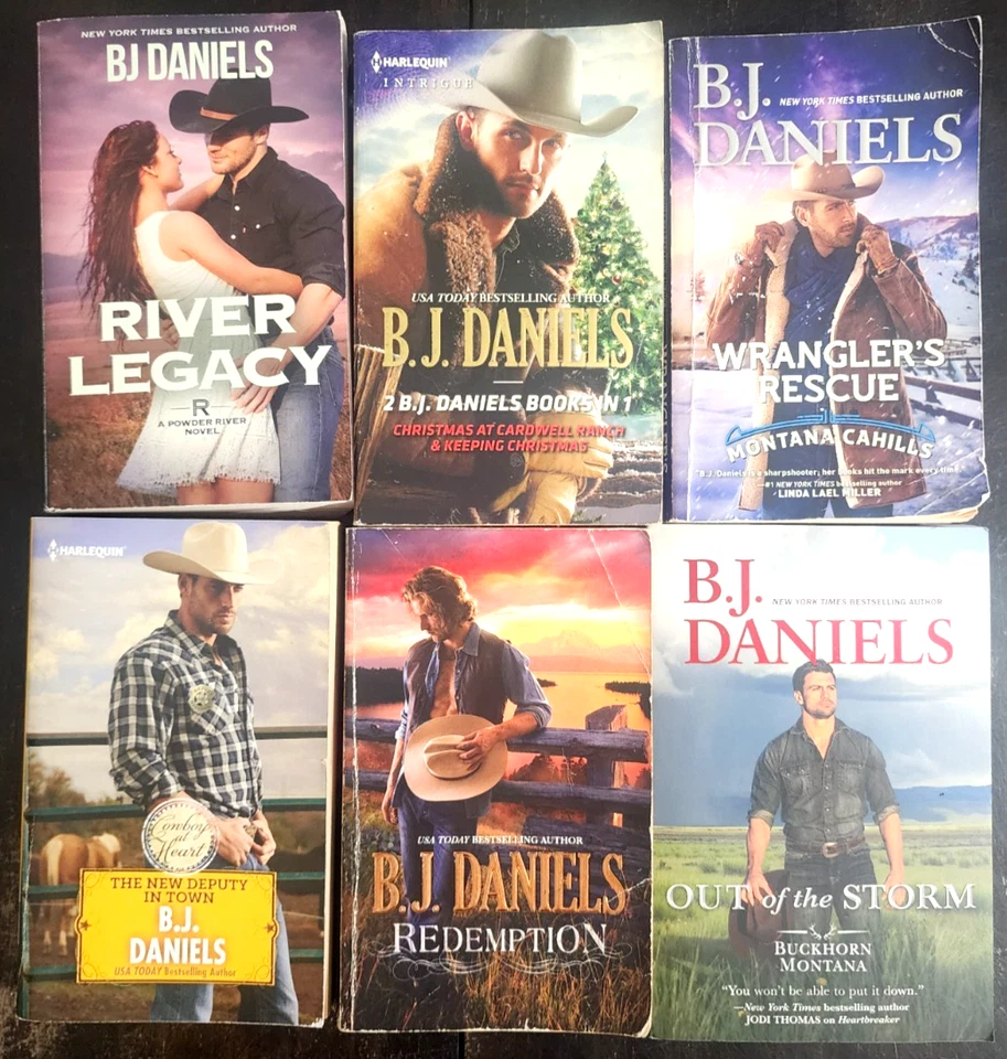 B. J. Daniels 6 Book Lot Western / Contemporary Romance Paperback Free Shipping - Imagem 1 de 3