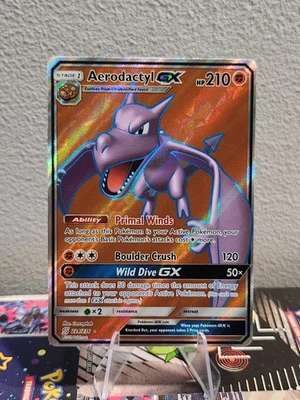 Pokémon TCG Aerodactyl GX 224/236 Full Art Unified Minds NM - Image 1 of 4