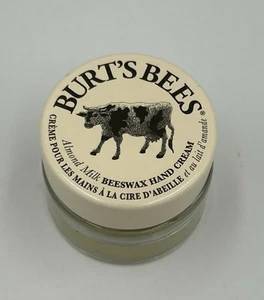 Burt's Bees Almond Milk Hand Cream for Dry Hands, Moisturiser Miniature 7g - Picture 1 of 4