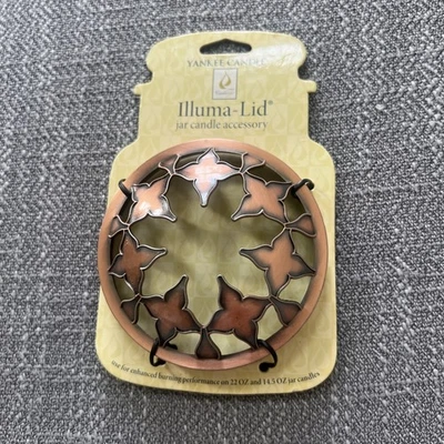 Yankee Candle Illuma - Tapa Tarro Vela Accesorio - Nuevo - 2011 Diseño Bronce Foto 1 de 4