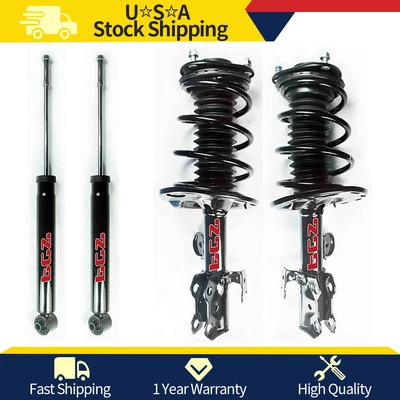 For 2012-2016 Toyota Prius V FCS 4PCS Set Front Complete Struts & Rear Shocks - Image 1 of 4