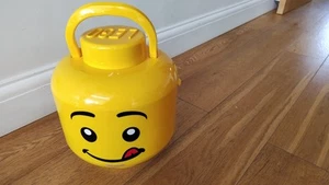 LEGO Large Sort and Store Head with Carry Handle, Mesh Tray and Cheeky Face - Picture 1 of 4