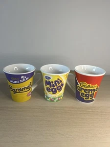 Cadbury’s Mugs x3 2010. Mini eggs, crème egg,caramel bunny, collectors/ vintage. - Picture 1 of 10