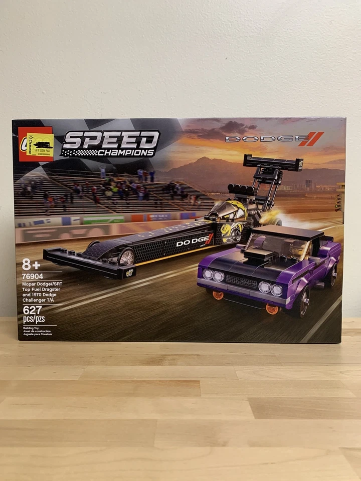 LEGO Speed Champions 76904 SRT Top Fuel Dragster and 1970 Dodge Challenger - Image 1 of 1