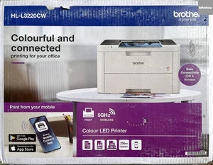 Brother HL-L3220CW Colour A4 Wireless Laser Printer (600 Pages, 80-90% Toners) - Picture 1 of 9