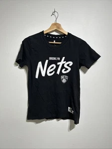 NBA - Youth Size 12 Brooklyn Nets Basketball Tee - G/VGC - Unisex - Go Nets ! - Picture 1 of 5