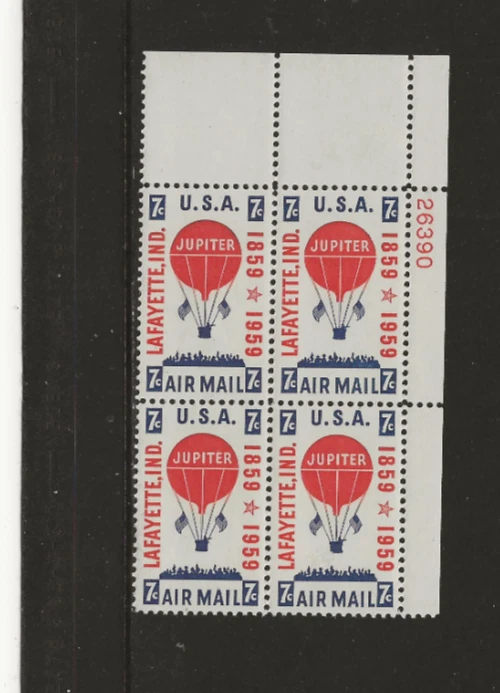 US Scott #C54 Plate Block Fine/Very Fine MNH Cat. Value $1.60            #743 - Image 1 of 1