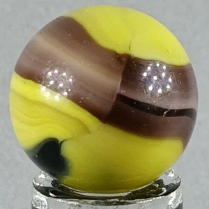 Vintage Marble King Bumblebee .62 Inches Near-Mint Condition Combined Shipping - Picture 1 of 19