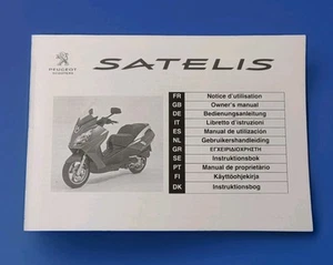 libretto uso e manutenzione SATELIS PEUGEOT SCOOTERS. 2012. - Foto 1 di 2