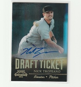 2011 Playoff Contenders Draft Ticket Autographs #DT84 Nick Tropeano Auto -