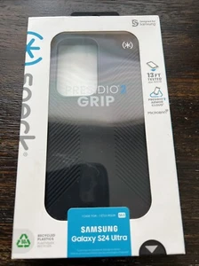 GENUINE Speck Presidio2 Grip Case for Samsung Galaxy S24 ULTRA Black NEW! - Picture 1 of 3