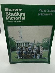 Penn State Vs Nebraska Sept 1980 Beaver Stadium Pictorial - Picture 1 of 6