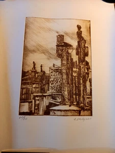 ANDREAS CHIQUET DRUCKGRAFIK OHNE TITEL SIGNIERT 90er J. - Bild 1 von 2