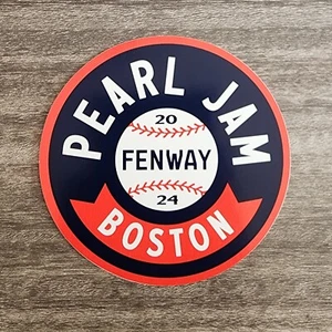 Pearl Jam 2024 Dark Matter Tour Boston 4" Sticker Fenway Park Official - Bild 1 von 1