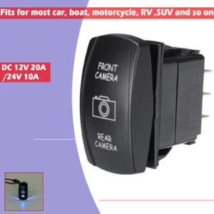 Interruptor balancín momentáneo encendido-apagado ARB LED cámara frontal/trasero para automóvil 12V 7 pines - Imagen 1 de 6