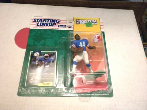 BRAND NEW (NOS) 1994 LORENZO WHITE HOUSTON OILERS STARTING LINE UP FIGURE MONMC Cover