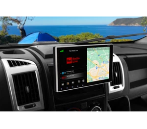 Autoradio GPS Fiat Ducato Android 11 wi-Fi Carplay Car Reversing Camera Wireless - Picture 1 of 9