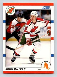 John MacLean 1990-91 Score #190 NJ Devils ID:26710