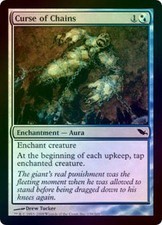 Curse of Chains - Foil New MTG Shadowmoor Magic 2B3