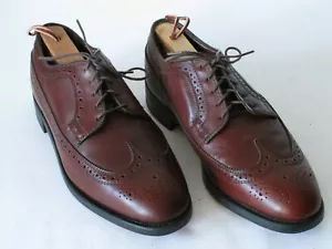 New Vtg Dexter Beacon Hill Collection Shoes 8M Brown Longwings Goodyear Welted - Picture 1 of 5