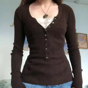 Y2k Fairycore T Shirt Sexy Women's Knit Long Sleeve Lace Panel V Neck Vintage - Picture 1 of 11