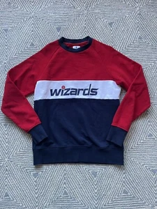 Hillflint Washington Wizards Colorblock Sweatshirt mit Rundhalsausschnitt - rot/blau/weiß - M - Bild 1 von 4