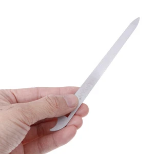 1 Pcs Stainless Steel Nail File Double Sides Thick Nails Pedicure Manicure TR^HQ - Picture 1 of 10