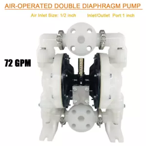 72GPM Double Diaphragm Pump Air-Operated 1" Inlet & Outlet for Petroleum Fluids - Picture 1 of 11