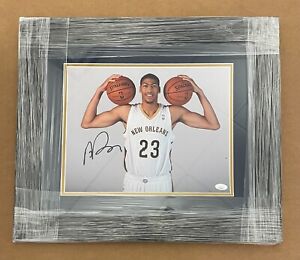 Anthony Davis Framed Autographed Photo JSA Authenticated New Orleans Pelicans