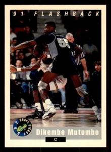 1992-93 klassischer Entwurf #98 Dikembe Mutombo Georgetown Hoyas - Bild 1 von 2