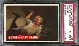 1956 Topps Davy Crockett Orange #80 Bowie's Last Stand PSA 6 EX-MT 7306 - Picture 1 of 3
