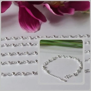 Sonderposten 5 x sexy Armband 925 Silber pl Perle Kugeln Posten Wiederverkauf - Bild 1 von 3