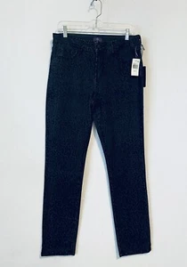 NYDJ Jeans Womens 12 Cheetah Print Leggging Gray Distressed Stretch Boho - Picture 1 of 8