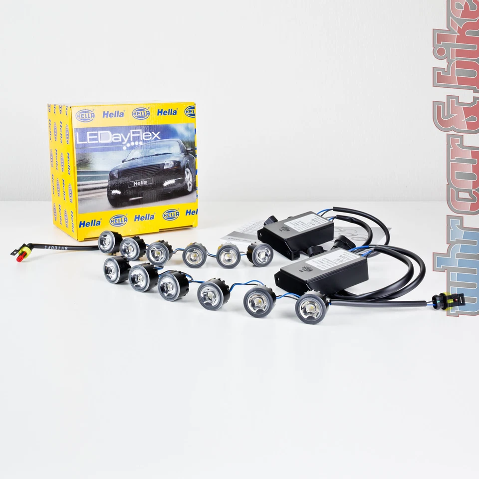 Hella LED Tagfahrleuchten LEDayFlex 12V Tagfahrlicht 2x 6 LED-Module - Bild 1 von 2